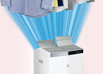 部屋干しで、洗濯物が安心＆清潔に。衣類乾燥除湿機